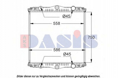 AKS DASIS 290014s -  Радиатор, охлаждение двигателя